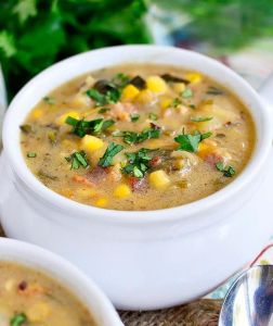 poblano soup